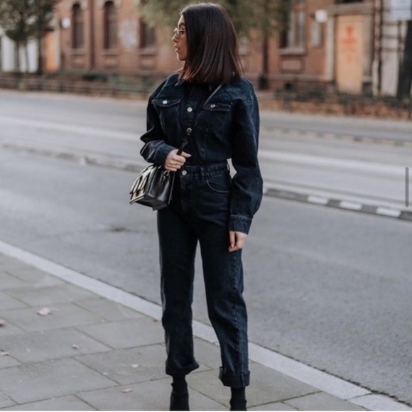 Zara Pants - Zara Denim Dorian Jumpsuit